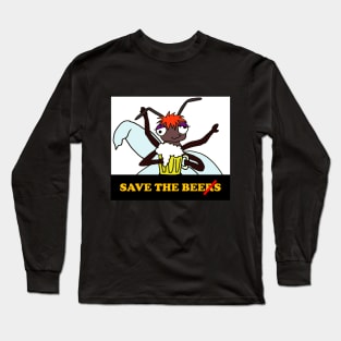 Save the Bee(r)s Long Sleeve T-Shirt